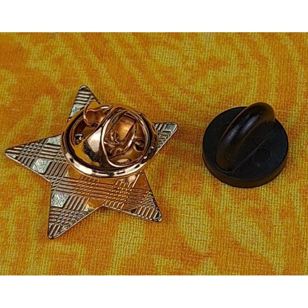 I Tried Pin Gold Star Effort Participation Funny Novelty‎  Lapel Pin - Picture 2 of 5